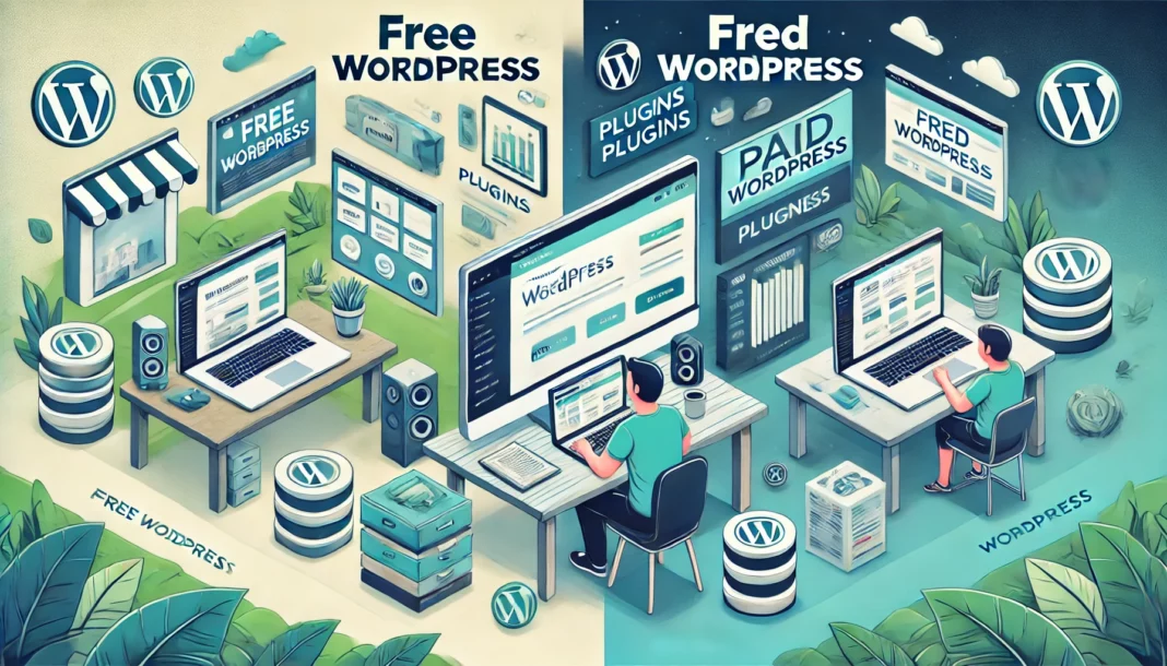 wordpress berbayar atau gratis