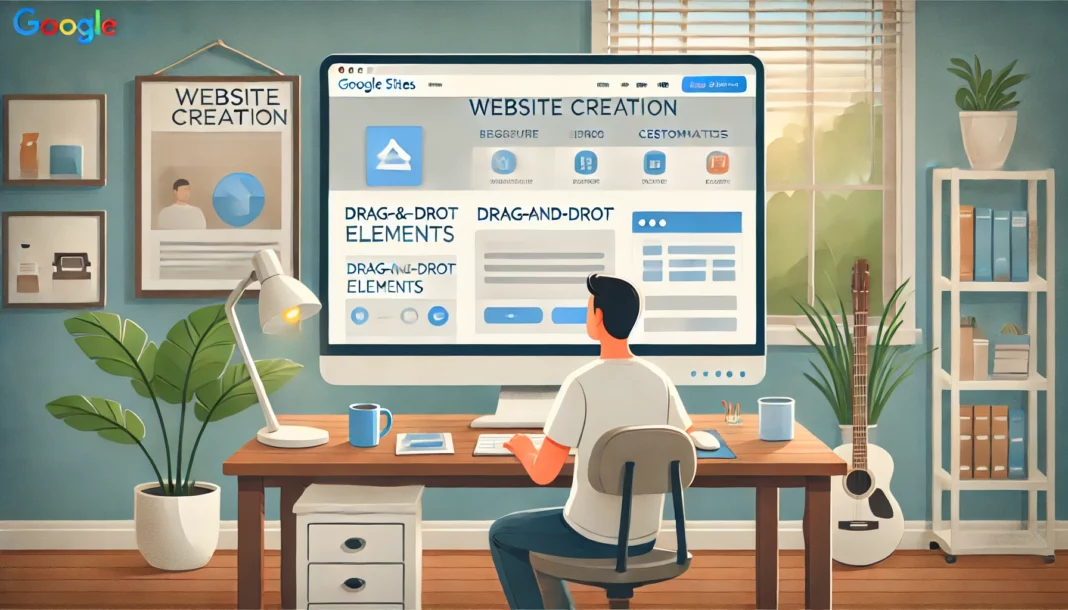 cara membuat website gratis di google