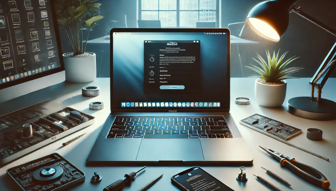 macbook nyala tapi layar hitam