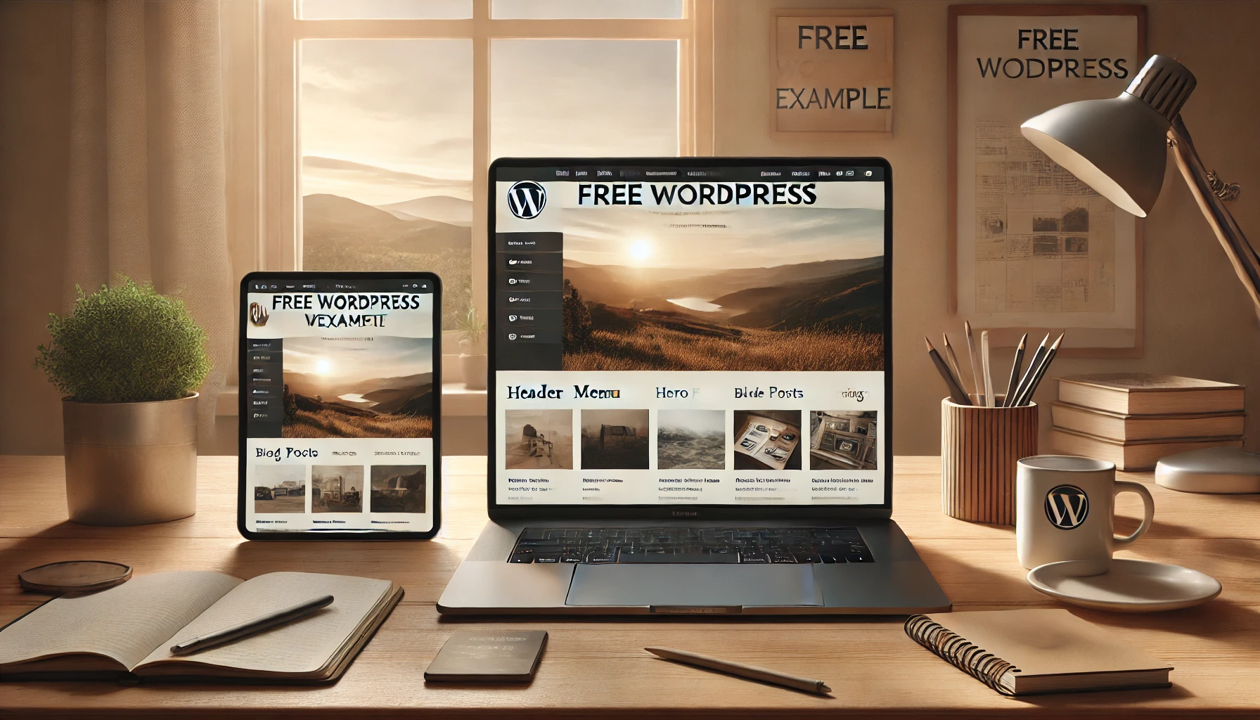 Contoh Website WordPress Gratis