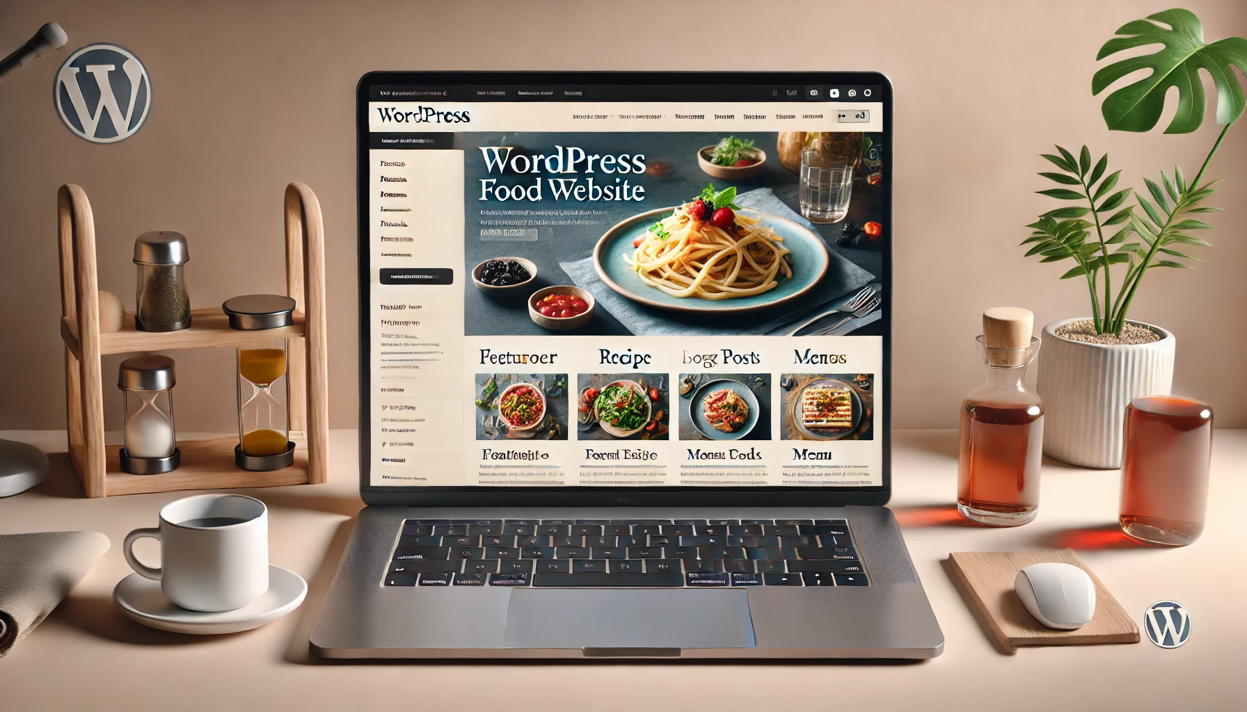 Contoh WordPress Makanan