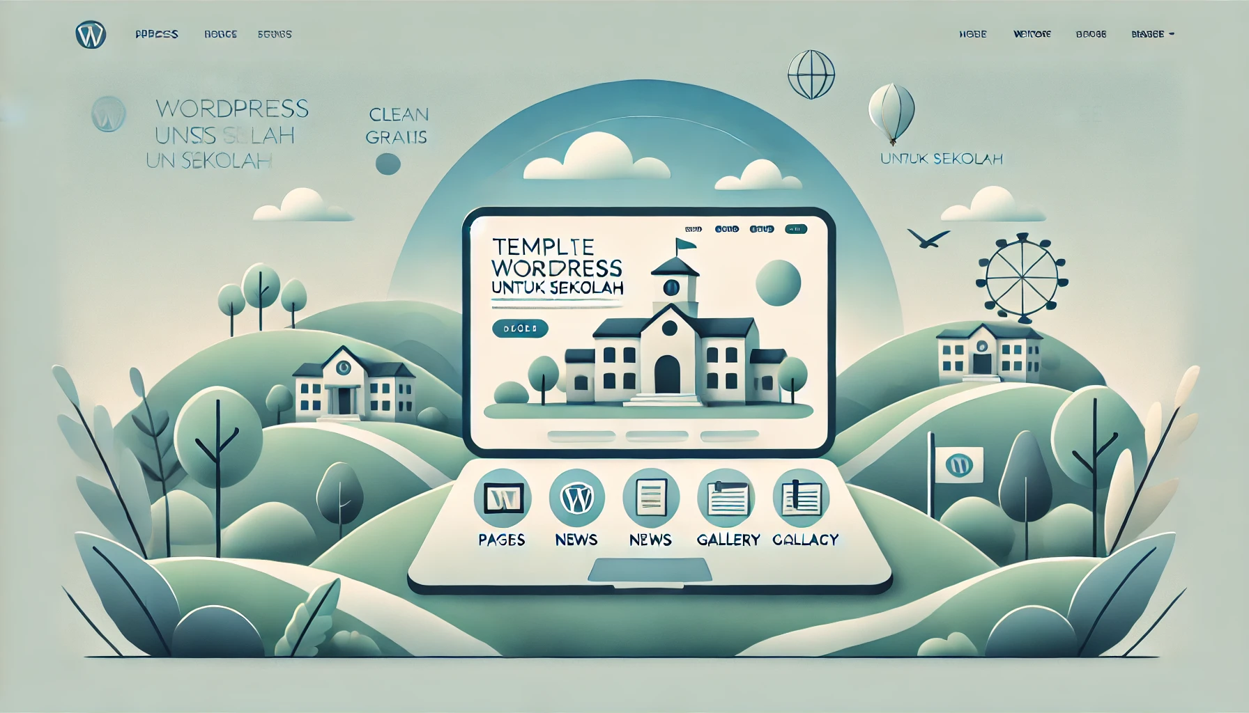 Template WordPress Gratis Untuk Sekolah