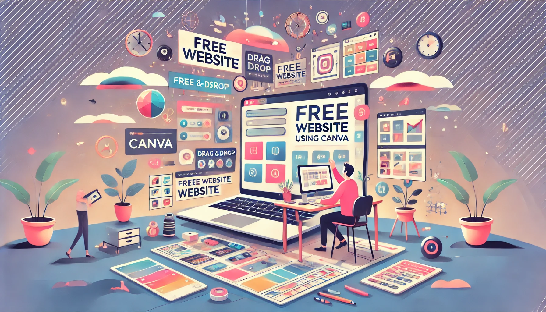 Membuat Website Gratis Di Canva