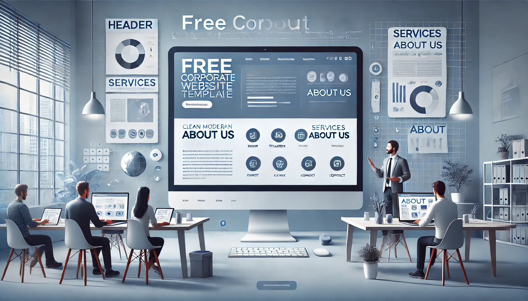 Template Website Perusahaan Gratis