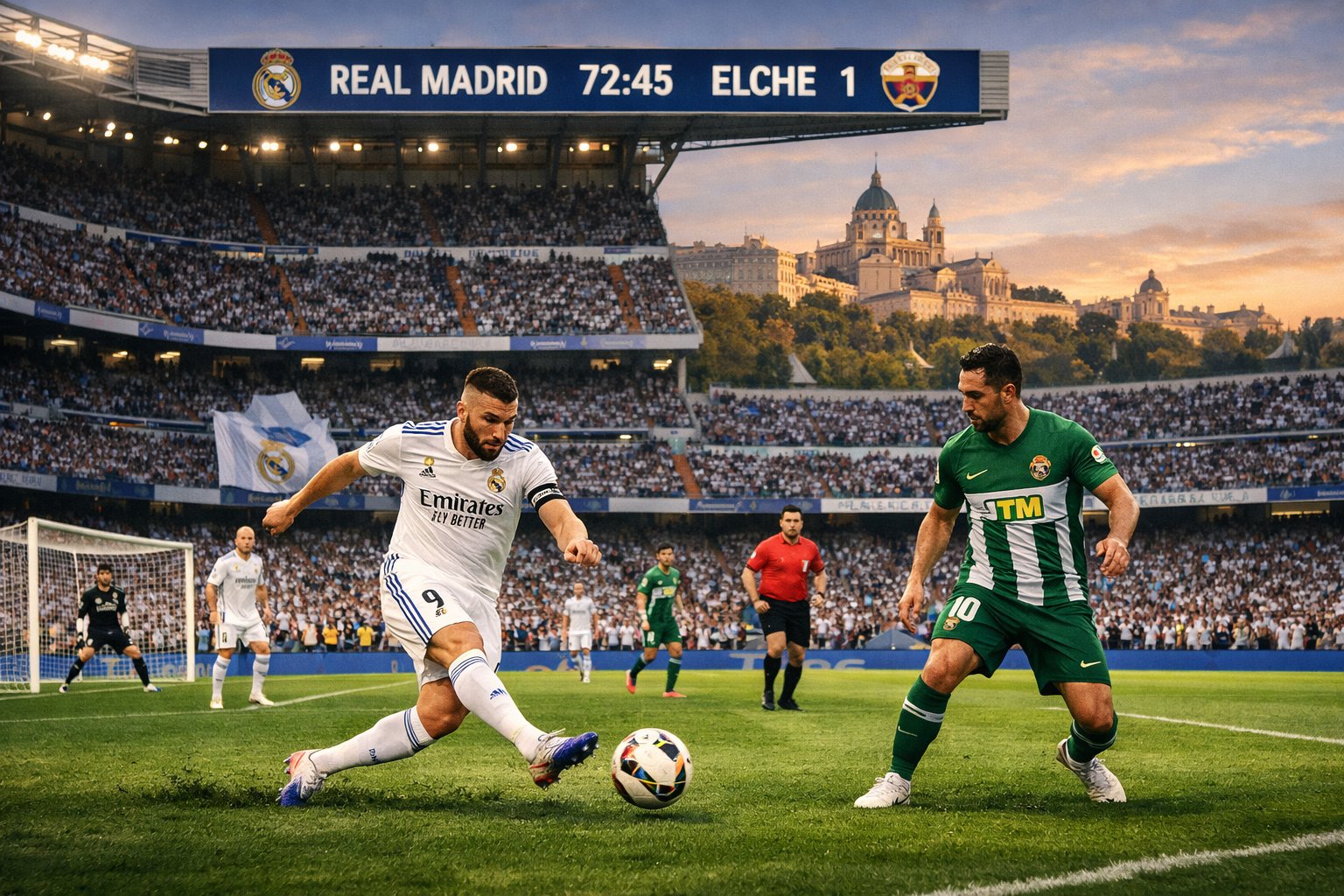 Pertandingan Madrid vs Elche