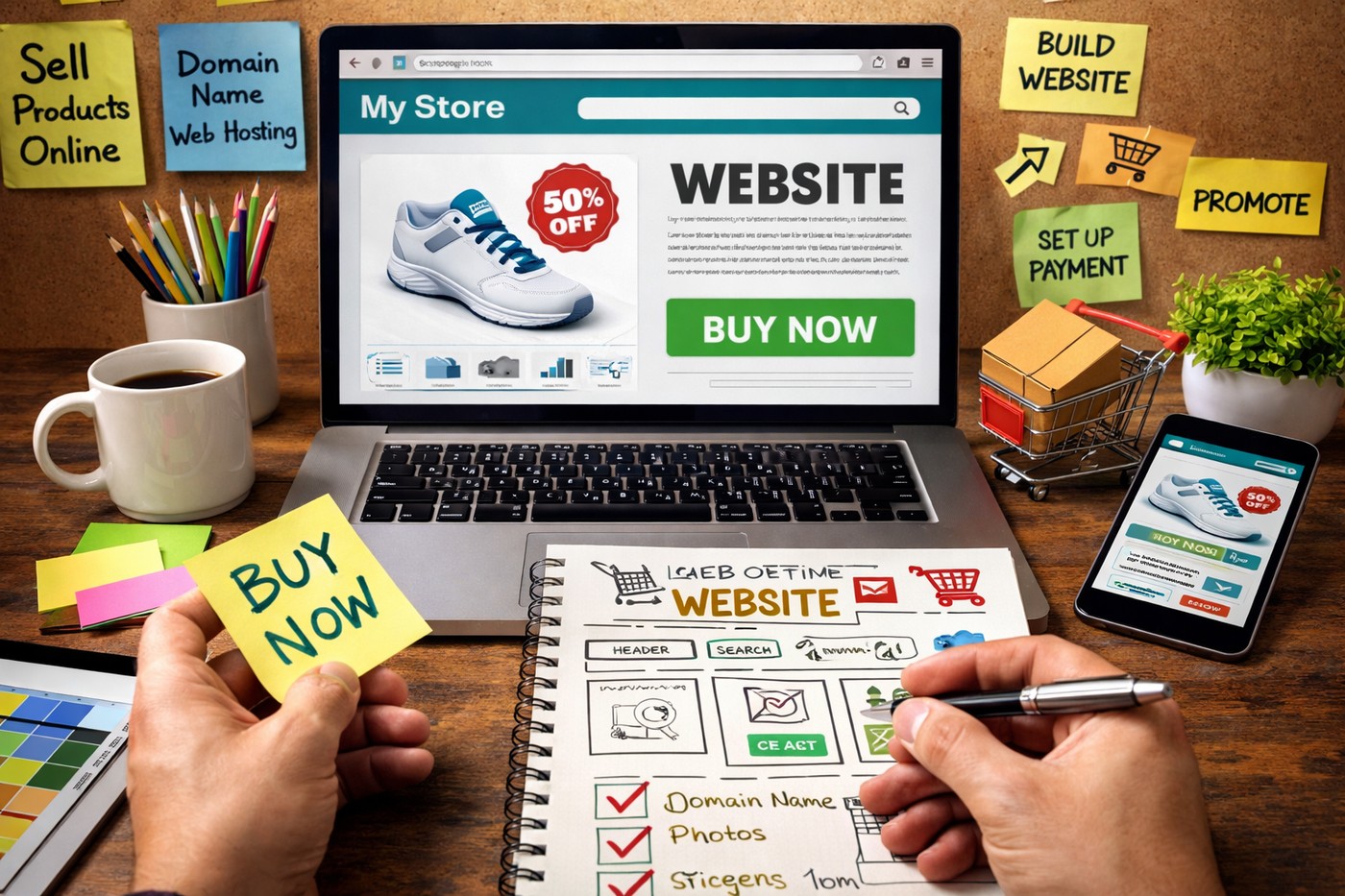 Cara Buat Website Jualan