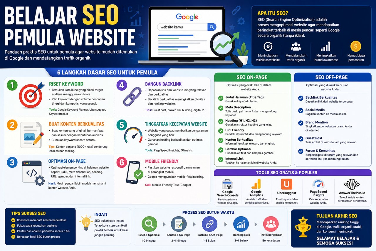 Belajar SEO Pemula Website