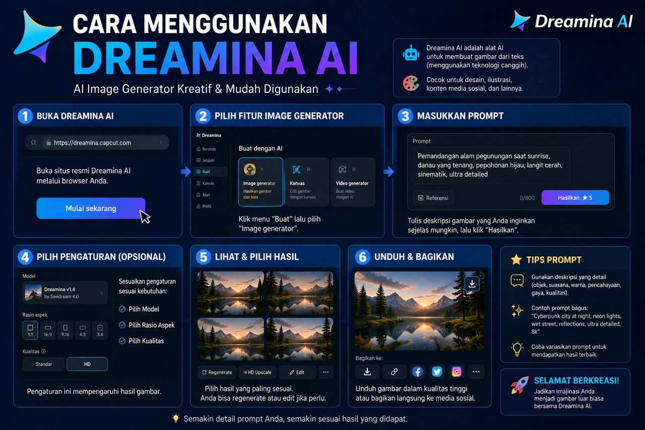 Cara Menggunakan Dreamina AI