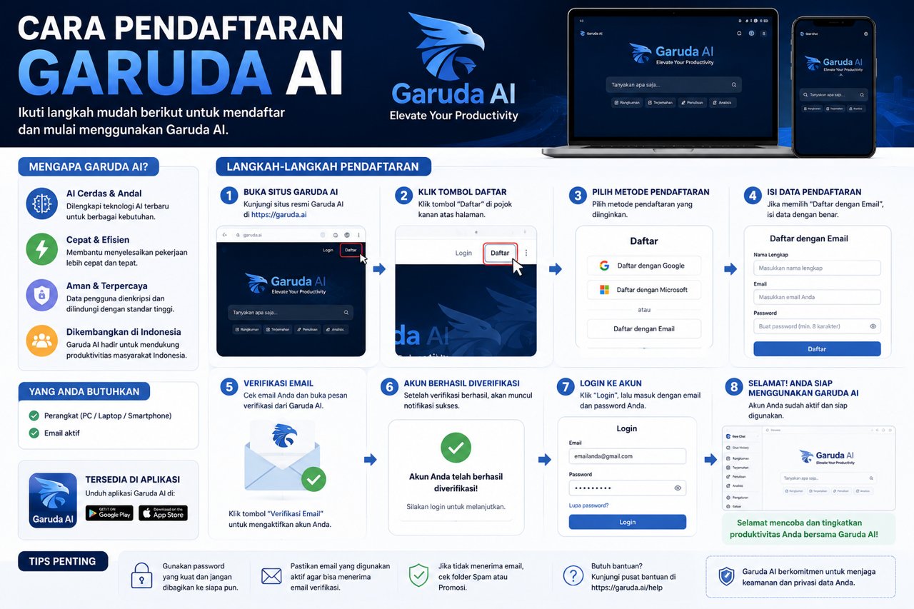 Cara Pendaftaran Garuda AI