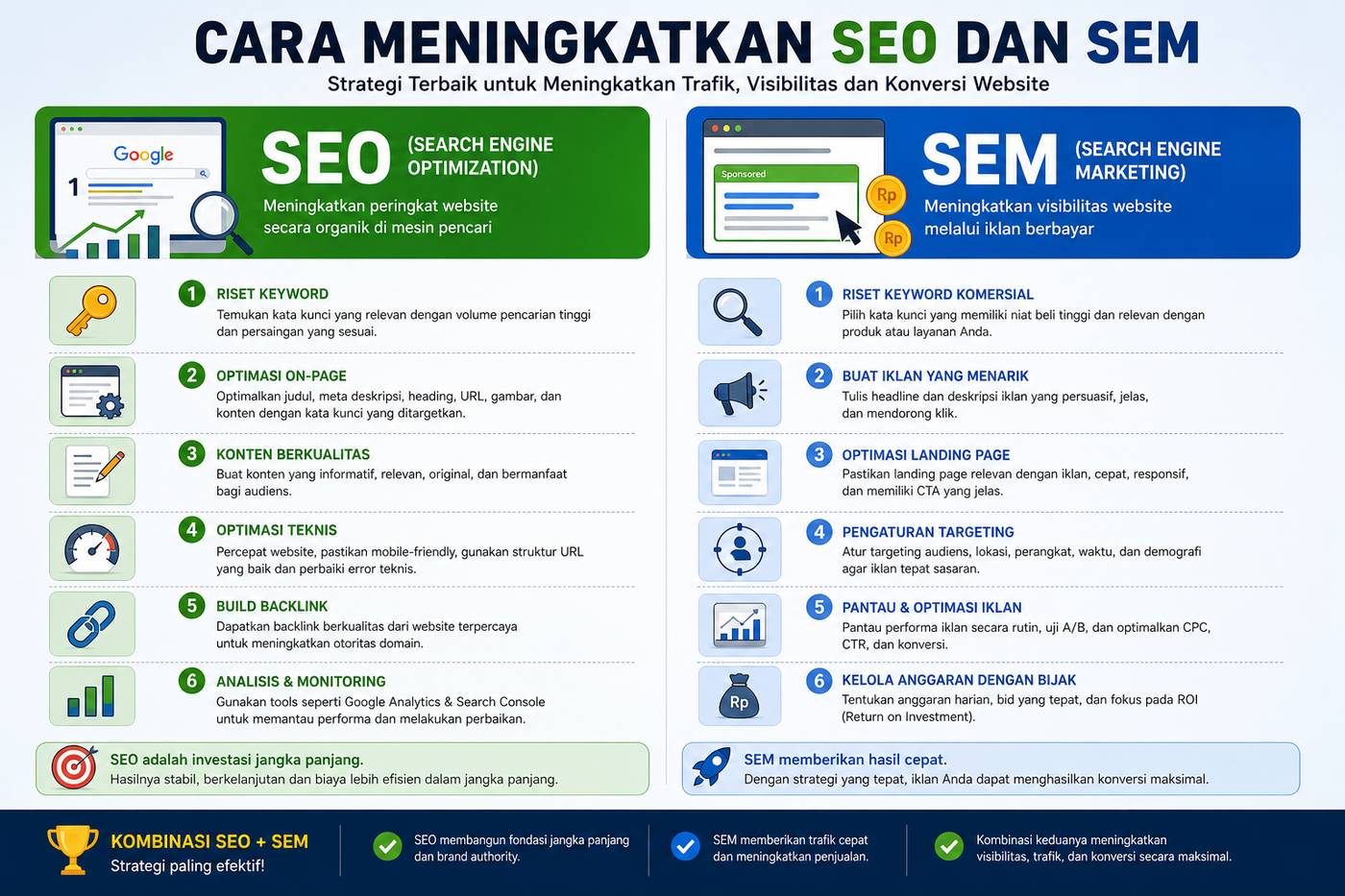 Cara Meningkatkan SEO Dan SEM
