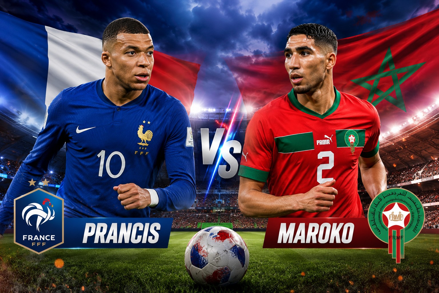 Pertandingan Prancis vs Maroko Jadi Laga Panas Dunia