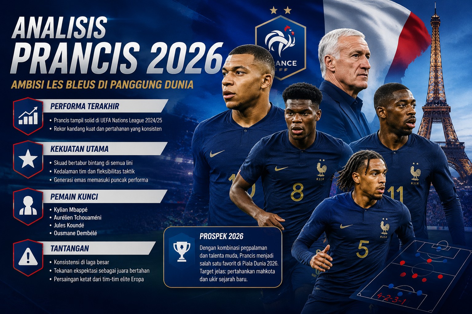 Analisis Prancis 2026 Strategi dan Kekuatan Timnas