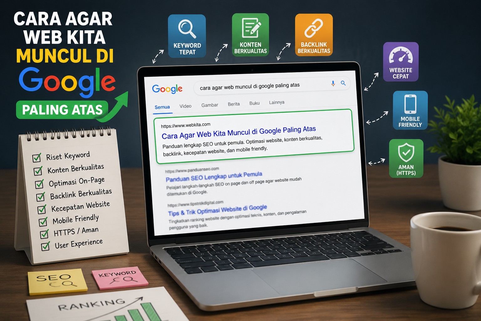 Cara Agar Web Kita