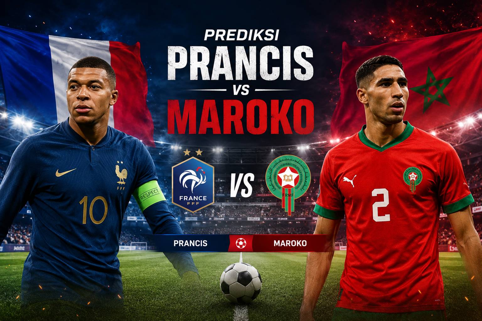 Prediksi Prancis vs Maroko Jadi Laga Panas Dunia