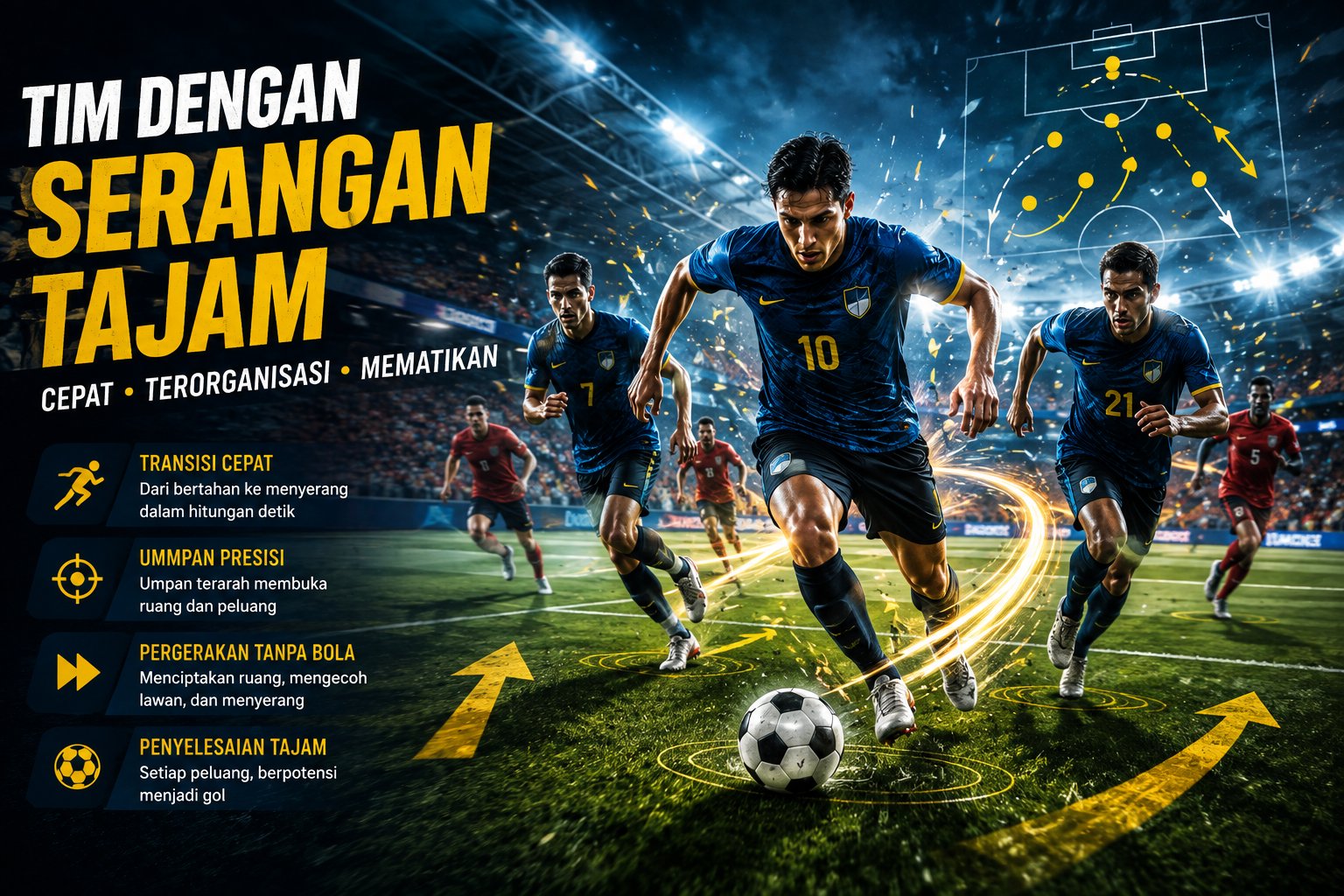 Tim dengan Serangan Tajam