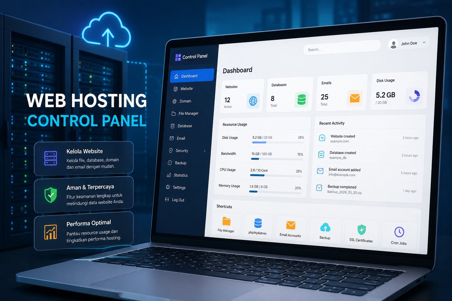 Web Hosting Control Panel