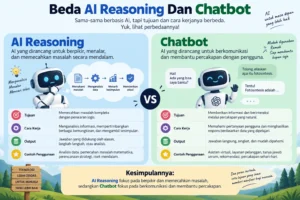 Beda AI Reasoning Dan Chatbot