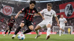 Pertandingan Eintracht vs Freuburg