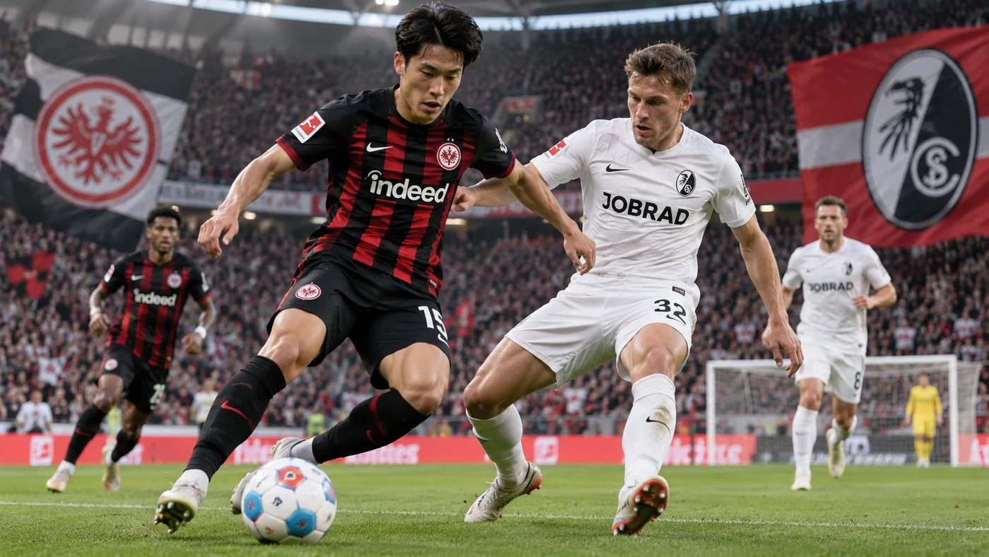 Pertandingan Eintracht vs Freuburg