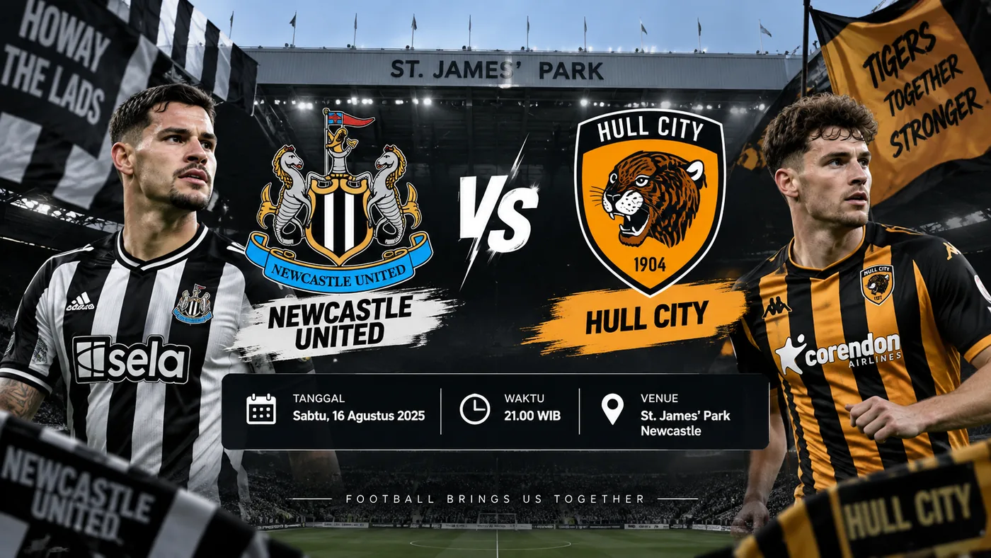 Jadwal Newcastle vs Hull