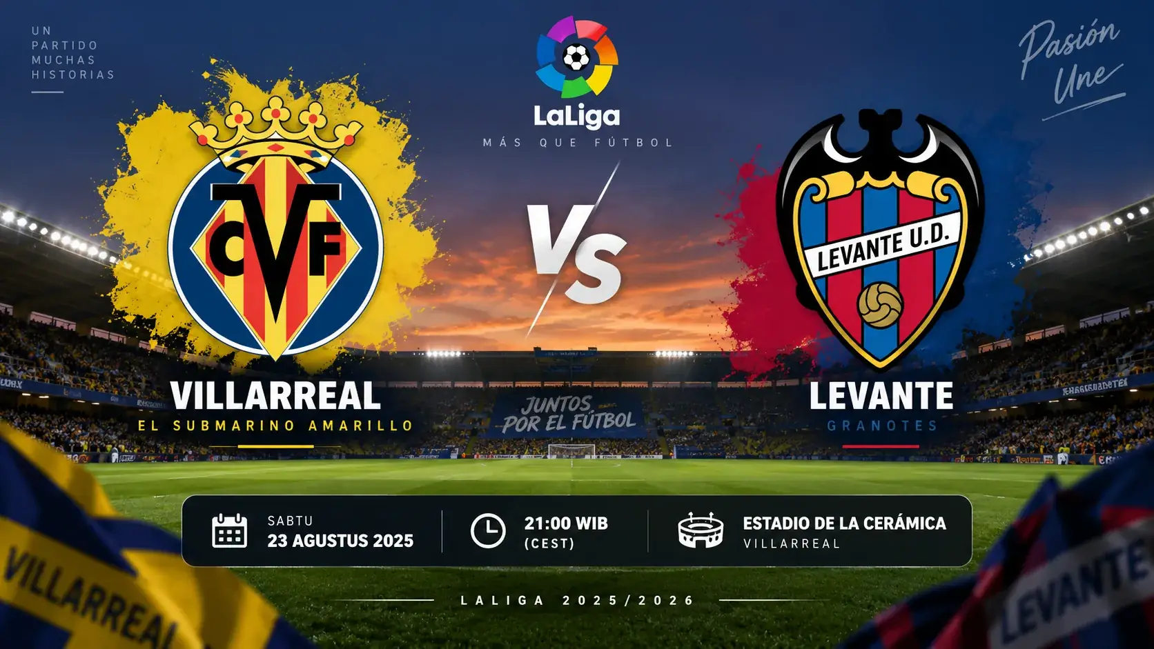 Jadwal Villarreal vs Levante