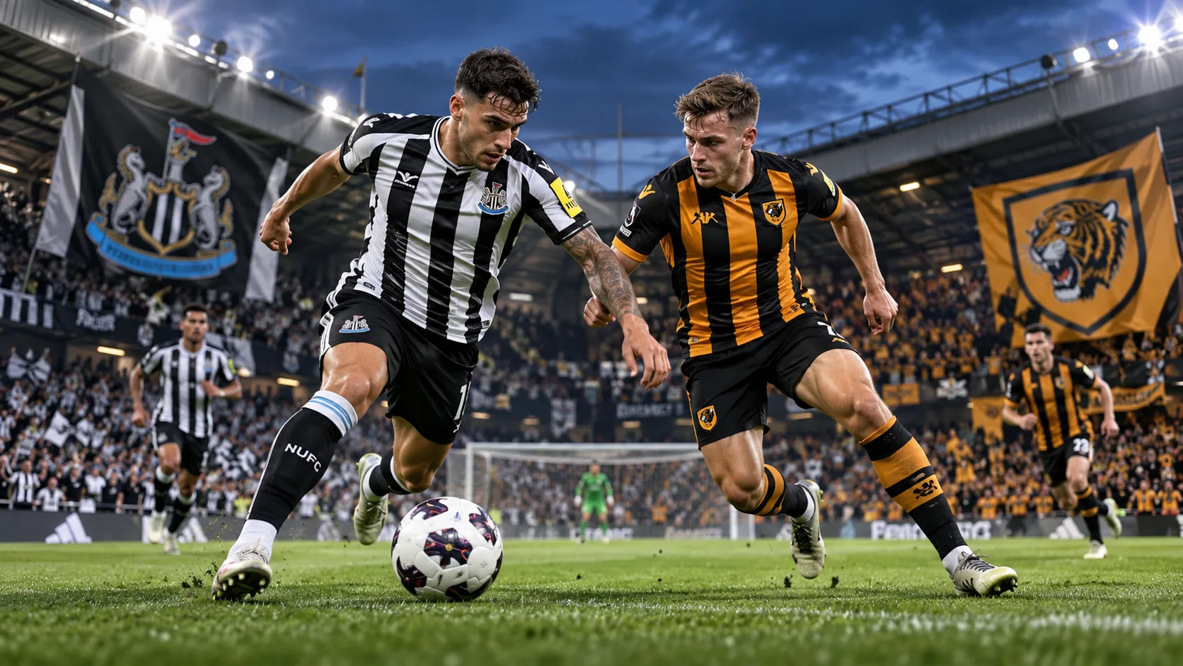 Pertandingan Newcastle vs Hull