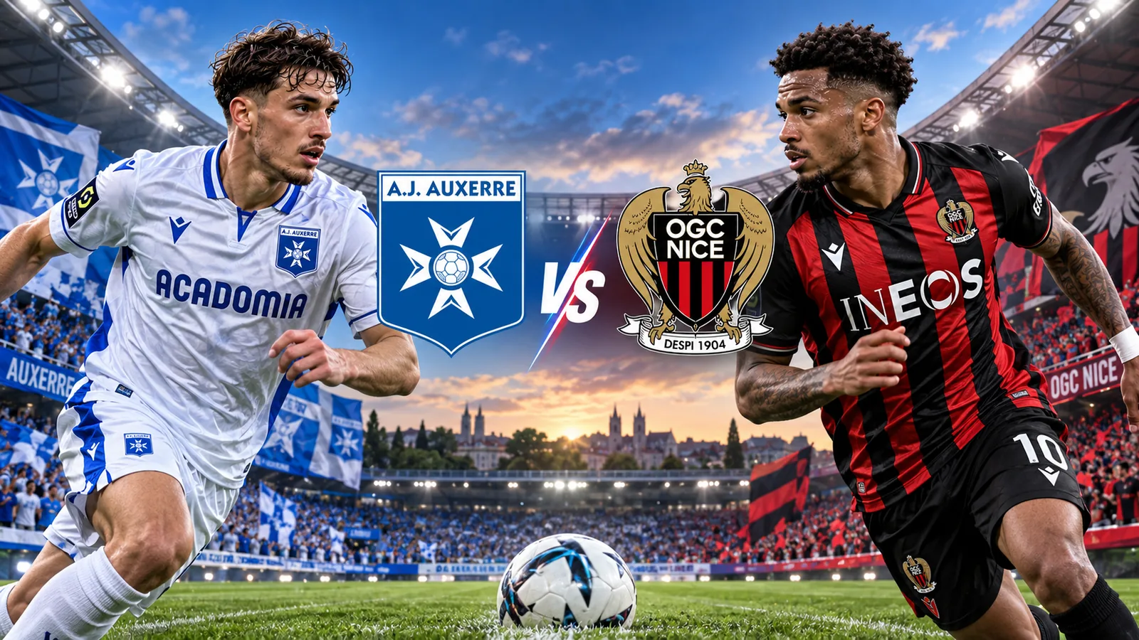 Pertandingan Auxerre vs Nice