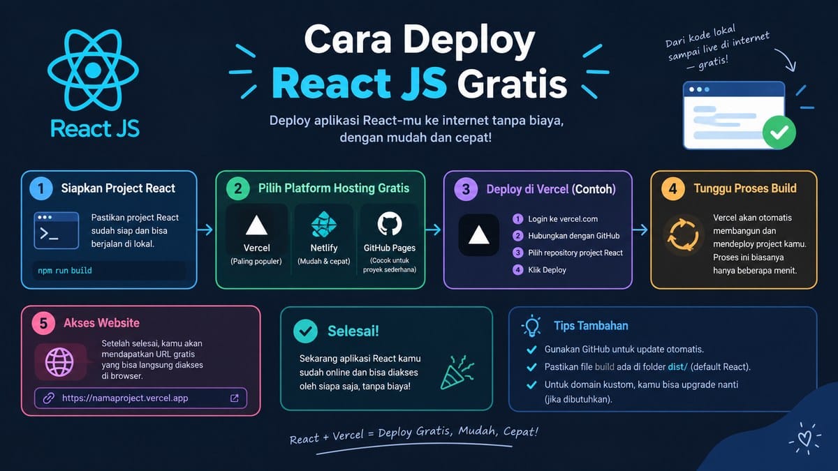 Cara Deploy React JS
