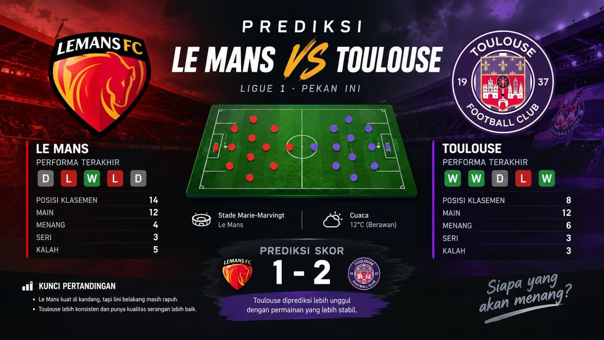 Prediksi Le Mans vs Toulouse