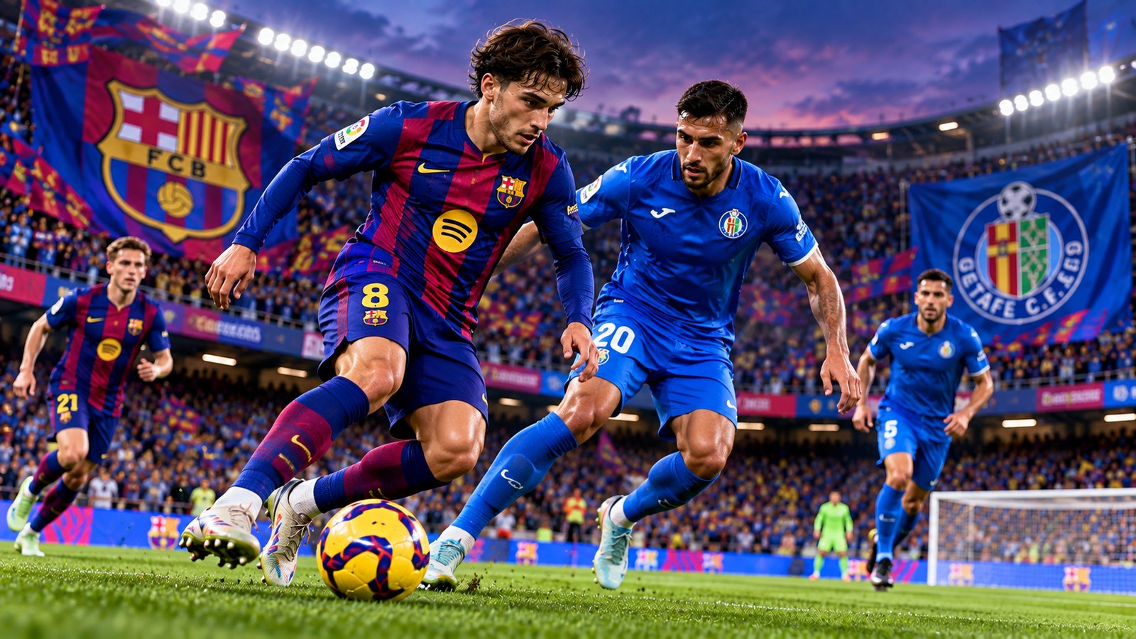 Pertandingan Barcelona vs Getafe