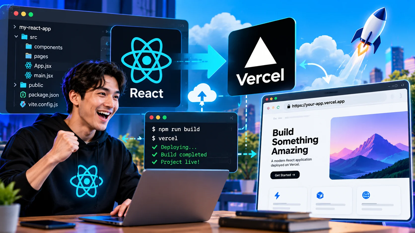 Cara Deploy Website React