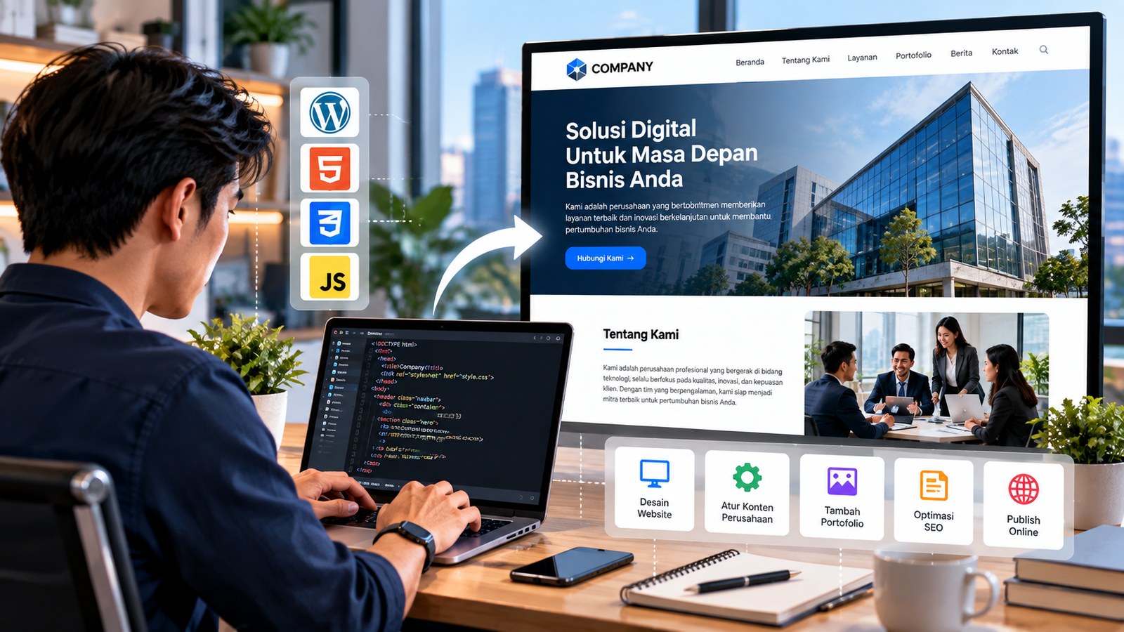 Cara Membuat Web Profile