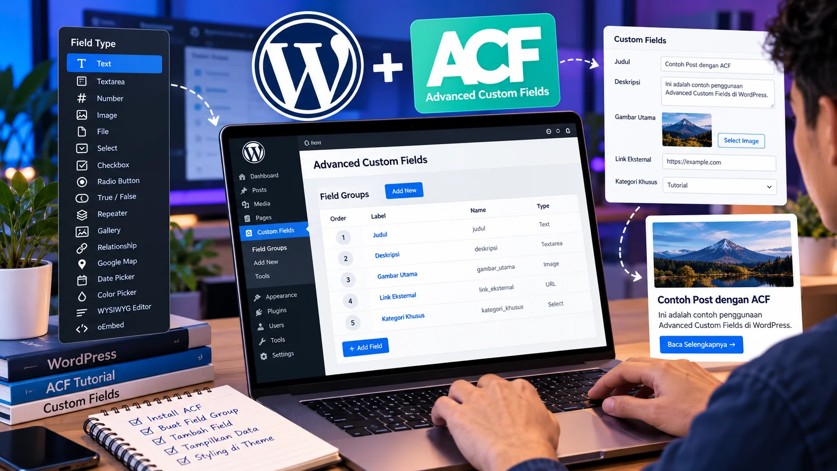 Cara Menggunakan Fitur ACF