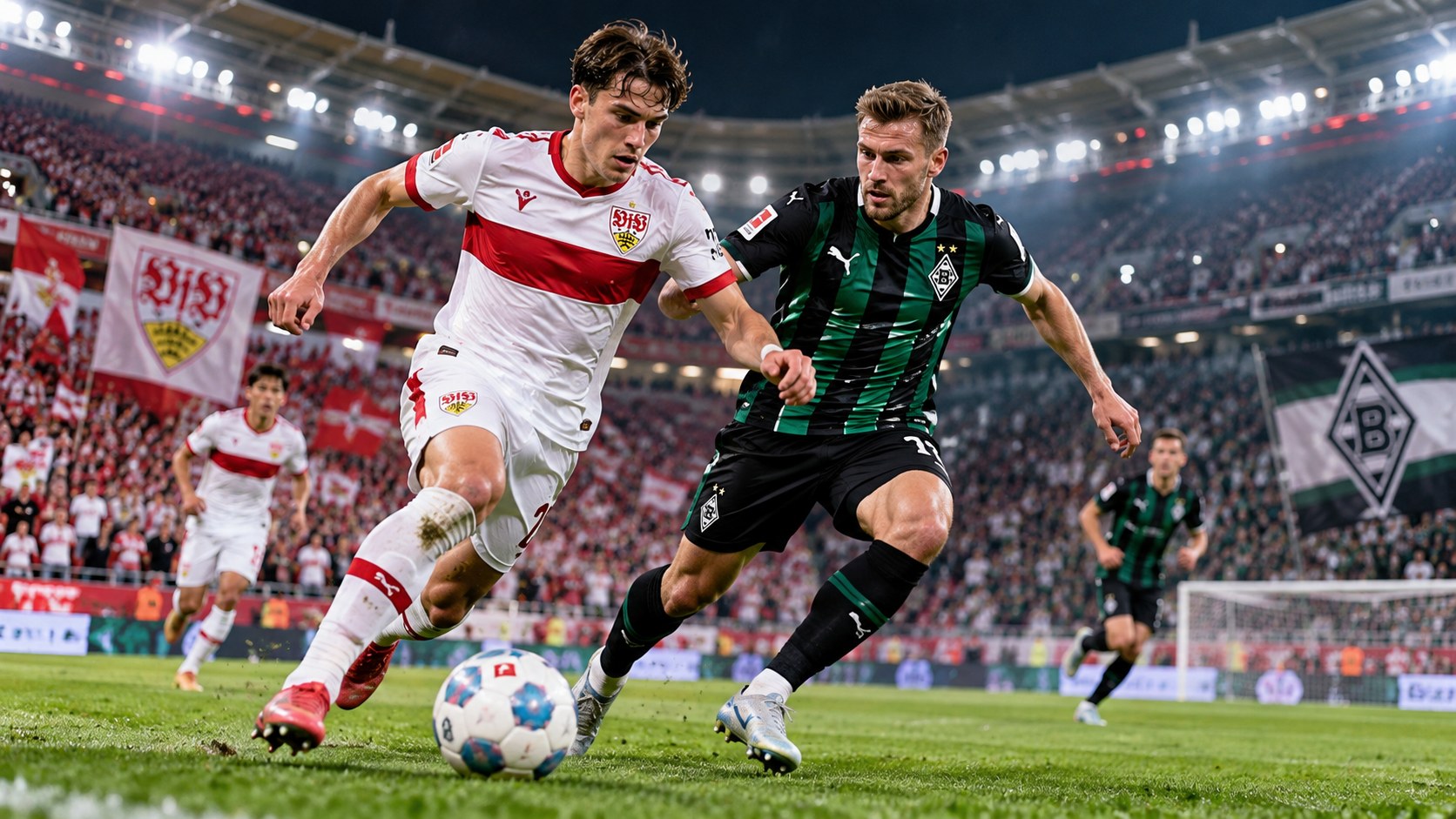 Pertandingan VfB vs Monchengladbach